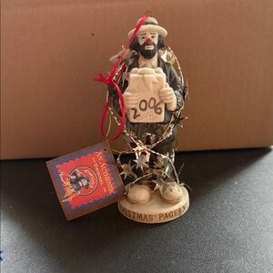 Festive Christmas Pageant Figurine with Stars